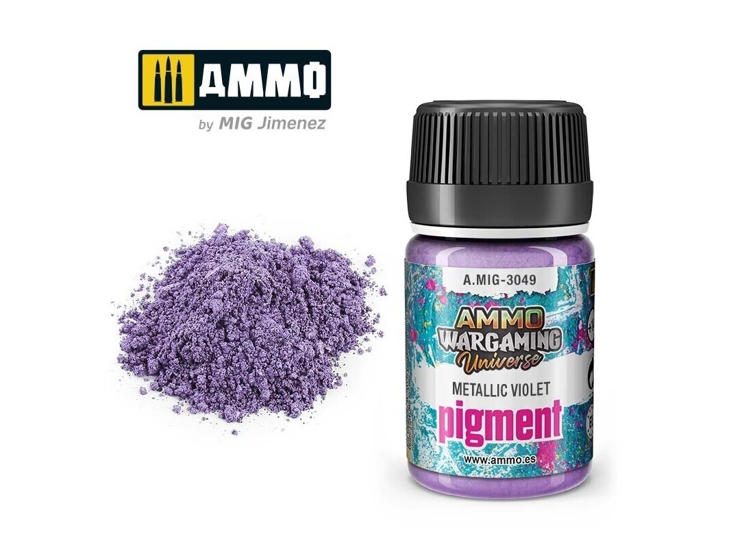 AMMO MIG - Pigment Metallic Violet, 35ml, 3049 AMMO MIG - Pigment Metallic Violet, 35ml, 3049