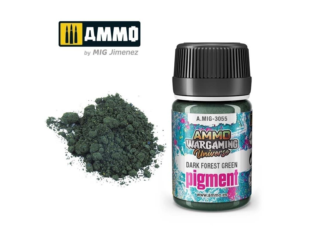 AMMO MIG - Pigment Dark Forest Green, 35ml, 3055 AMMO MIG - Pigment Dark Forest Green, 35ml, 3055