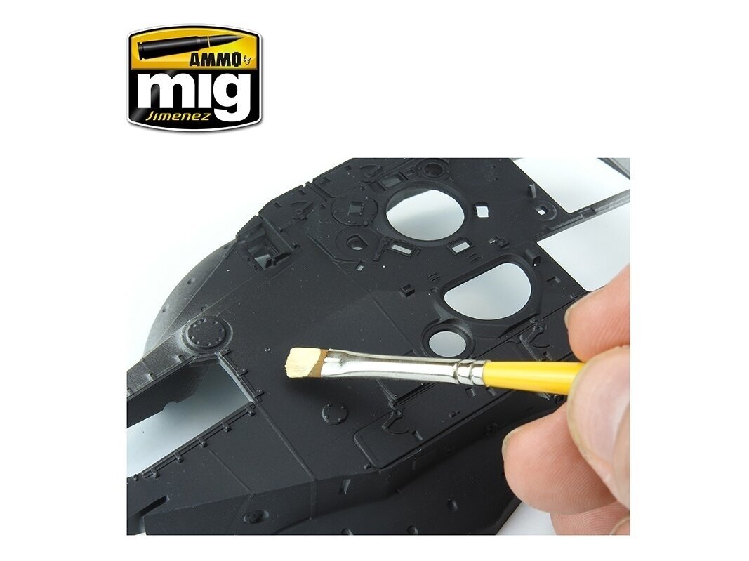 AMMO MIG - ANTI-SLIP PASTE - SAND COLOR FOR 1/35 (Pretslīdes smilšu krāsa (akrila pasta)), 20ml, 2033 1 AMMO MIG - ANTI-SLIP PASTE - SAND COLOR FOR 1/35 (Pretslīdes smilšu krāsa (akrila pasta)), 20ml, 2033 1
