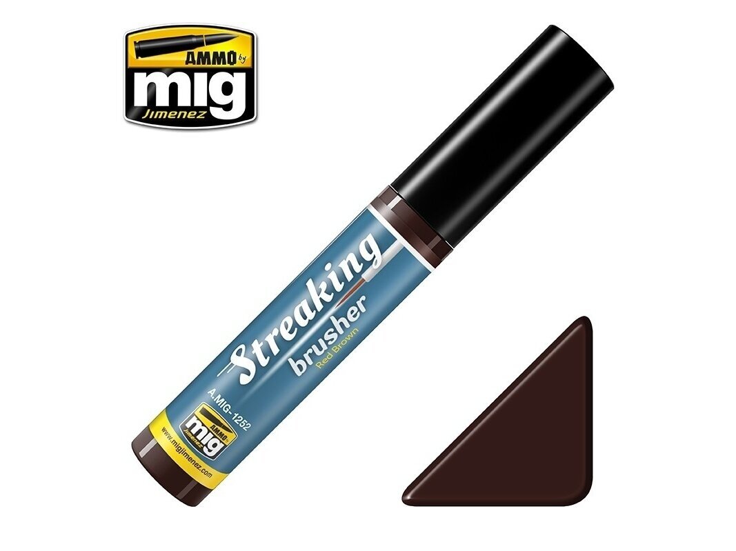 AMMO MIG - Эффект старения STREAKINGBRUSHER Red Brown 1252