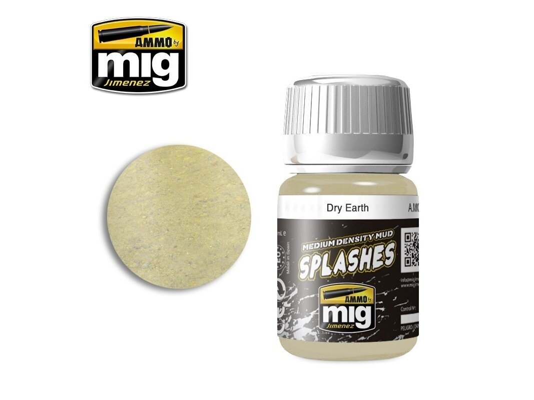 AMMO MIG - Weathering product SPLASHES - DRY EARTH, 35ml, 1750 AMMO MIG - Weathering product SPLASHES - DRY EARTH, 35ml, 1750