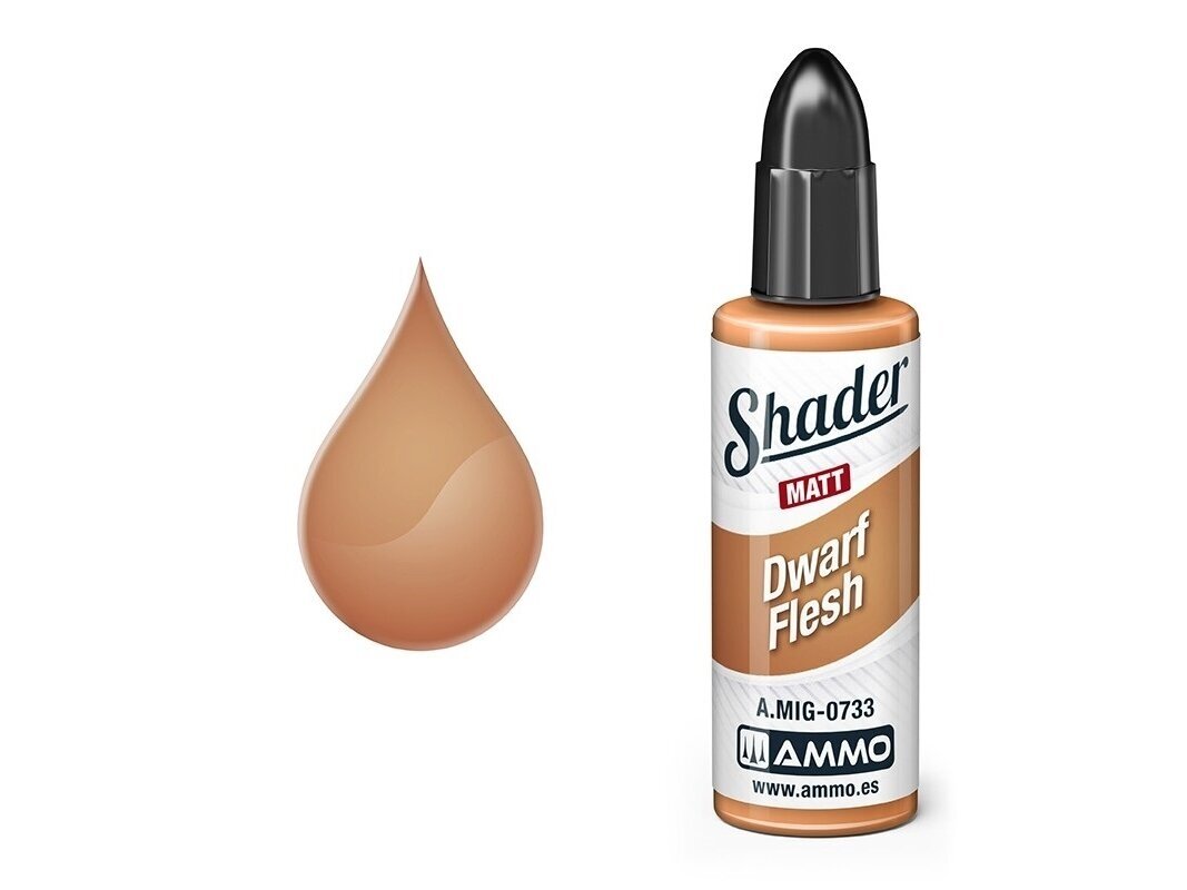 AMMO MIG - MATT SHADER krāsas Dwarf Flesh, 10 ml, 0733 1