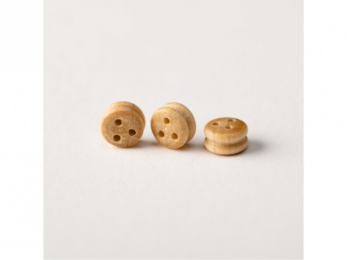Amati - Boxwood deadeyes, 5mm, (100 pcs.), 4055,05 2 Amati - Boxwood deadeyes, 5mm, (100 pcs.), 4055,05 2