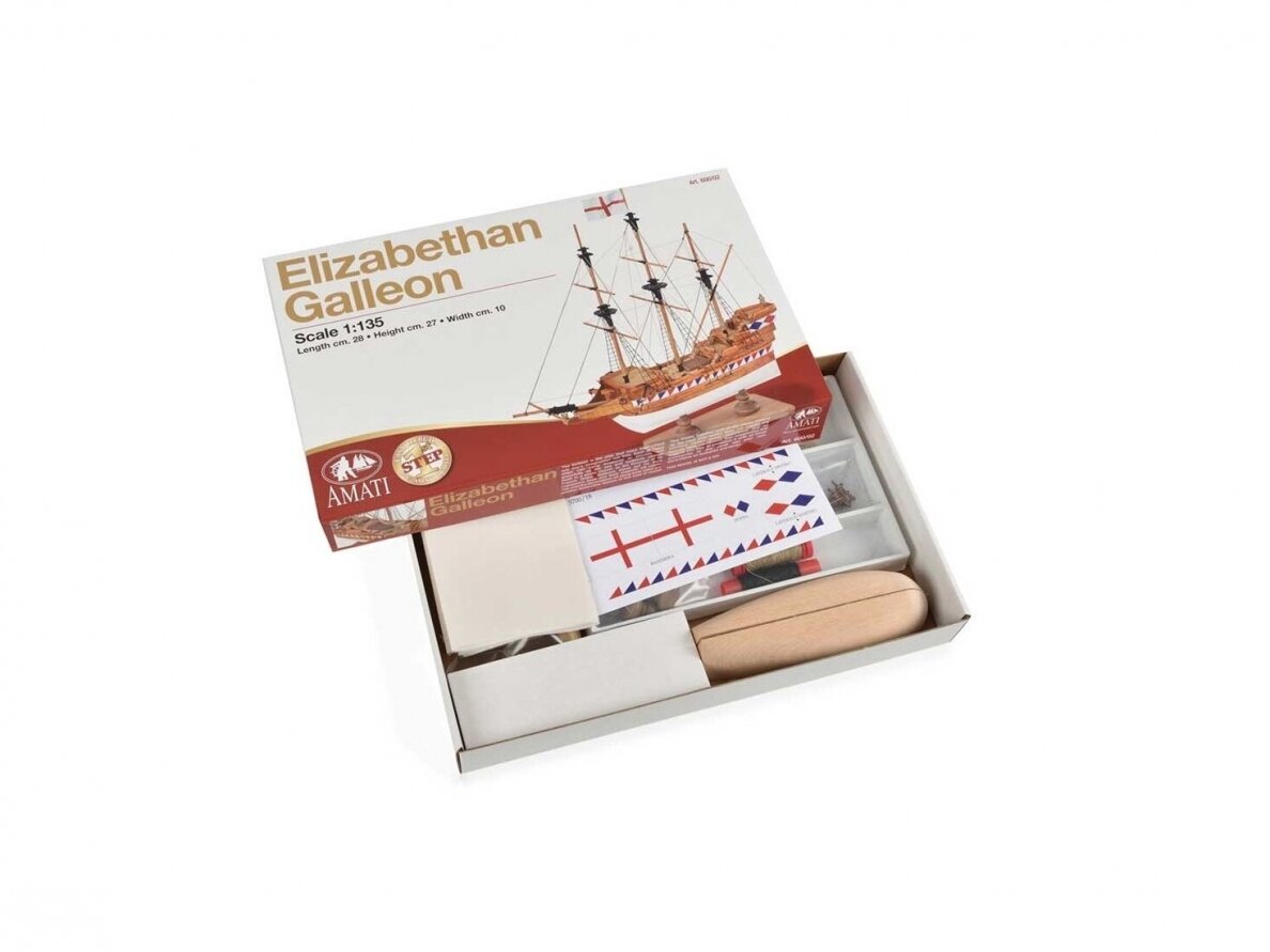 Amati - Elizabethan Galleon - First Step, 1/135, A600,02 1 Amati - Elizabethan Galleon - First Step, 1/135, A600,02 1