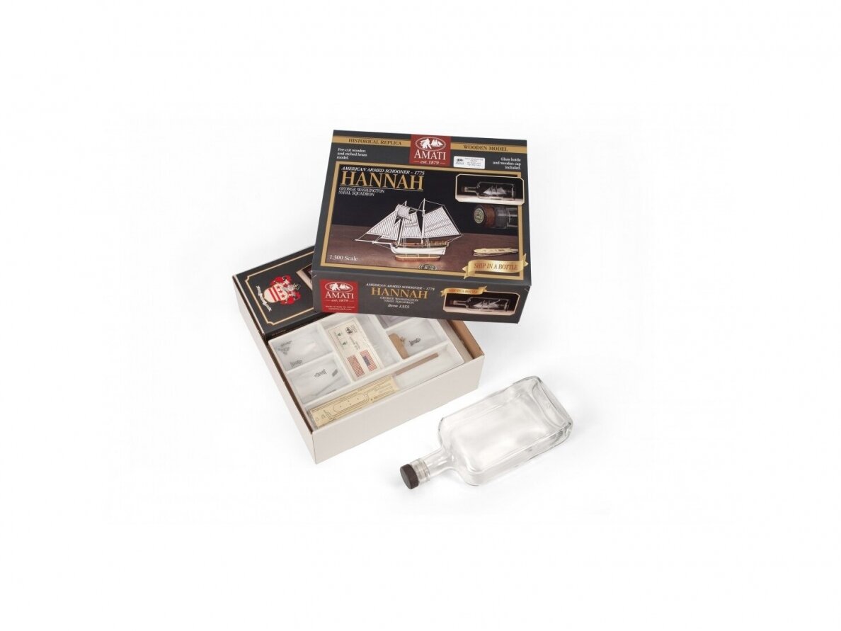 Amati - Ship in a Bottle Hannah Kit, 1/300, B1355 1