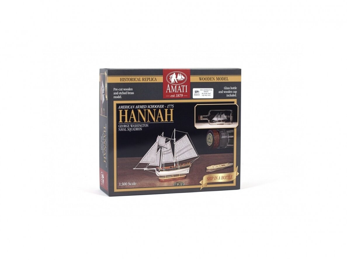Amati - Ship in a Bottle Hannah Kit, 1/300, B1355