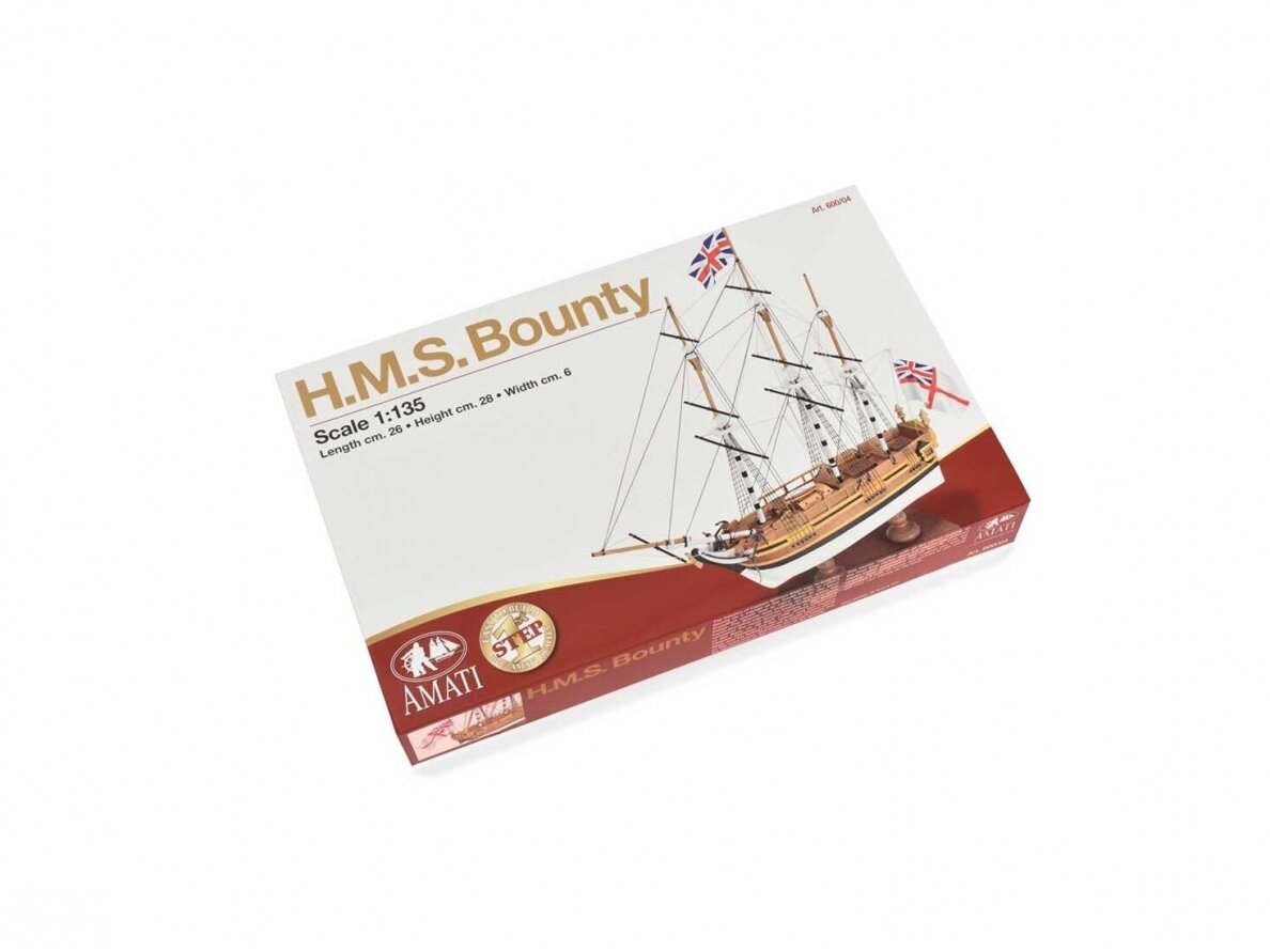 Amati - H.M.S. Bounty - First Step, 1/135, A600,04 Amati - H.M.S. Bounty - First Step, 1/135, A600,04