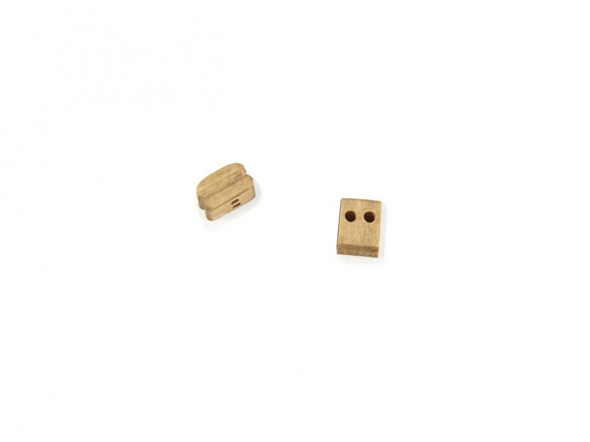 Amati - Walnut double blocks, 4mm, (100 pcs.), 4080,04 1 Amati - Walnut double blocks, 4mm, (100 pcs.), 4080,04 1