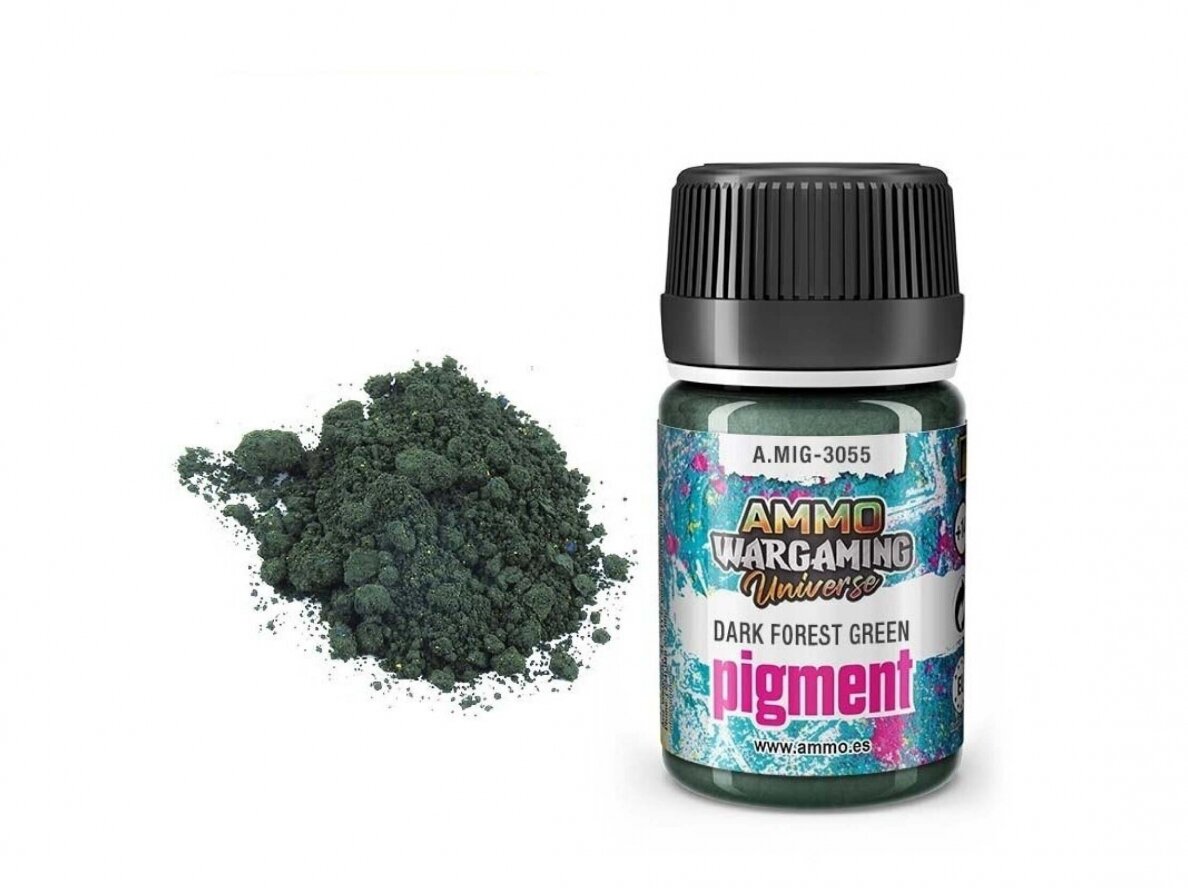 AMMO MIG - Pigment Dark Forest Green, 35ml, 3055 1 AMMO MIG - Pigment Dark Forest Green, 35ml, 3055 1