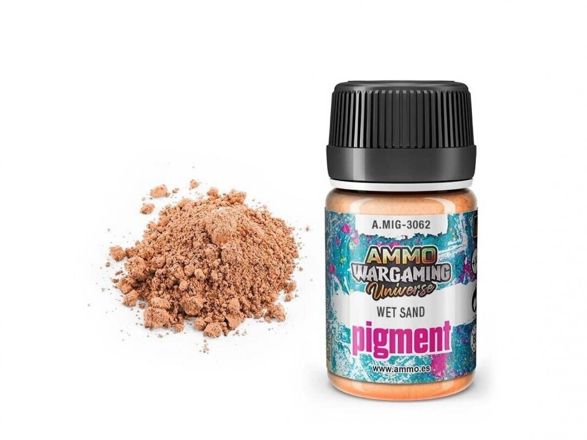 AMMO MIG - Pigment Wet Sand, 35ml, 3062 1 AMMO MIG - Pigment Wet Sand, 35ml, 3062 1