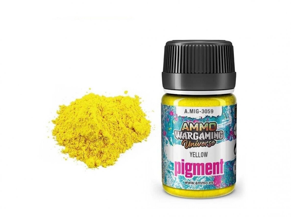 AMMO MIG - Pigments Yellow, 35ml, 3059 1 AMMO MIG - Pigments Yellow, 35ml, 3059 1