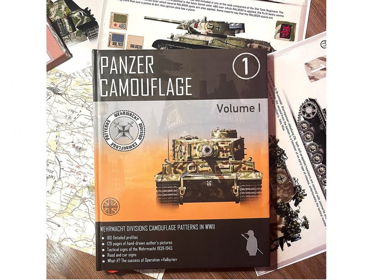 Igor Donchik Art - Panzer Camouflage Vol. 1 (Wermacht Divisions Camouflage Patterns in WW2 Book), 14793 Igor Donchik Art - Panzer Camouflage Vol. 1 (Wermacht Divisions Camouflage Patterns in WW2 Book), 14793