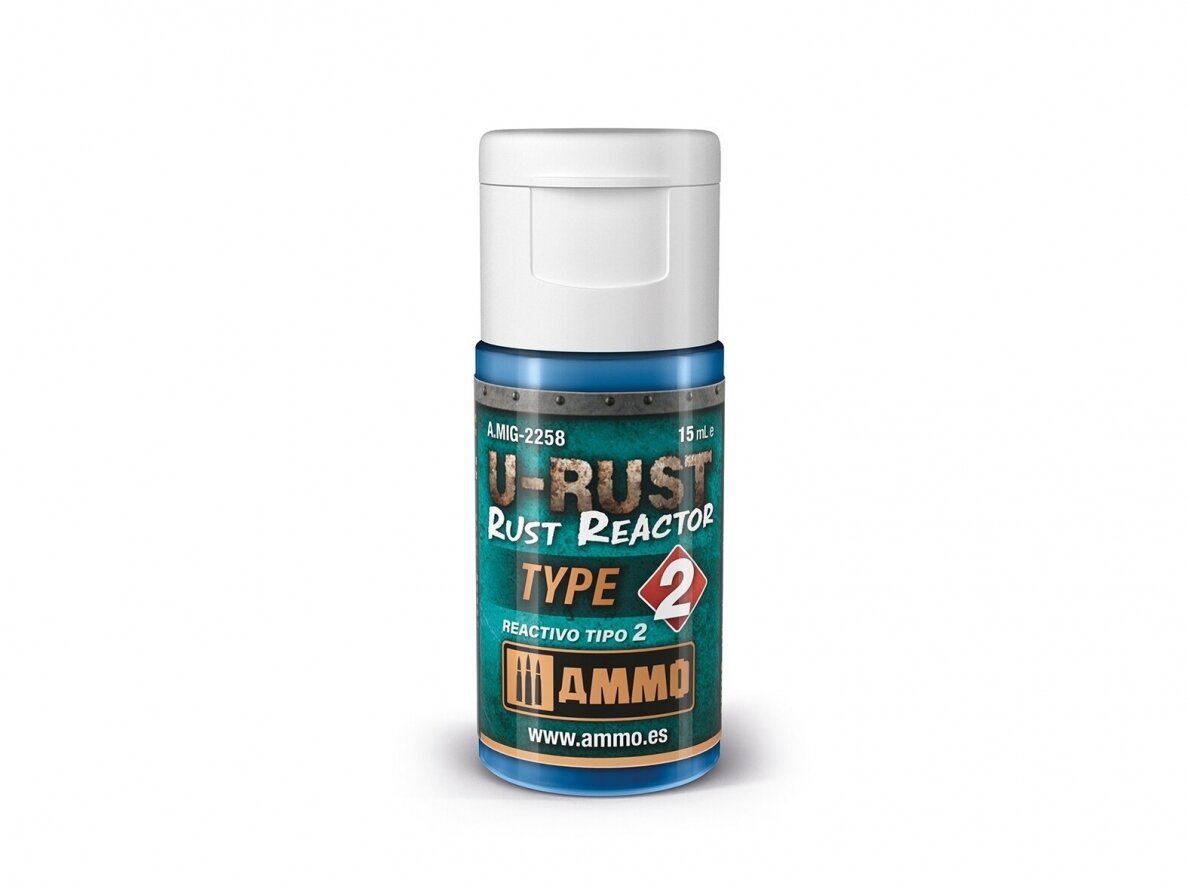 AMMO MIG - Vananemisvahend Rust Reactor Type 2, 15ml, 2258 AMMO MIG - Vananemisvahend Rust Reactor Type 2, 15ml, 2258