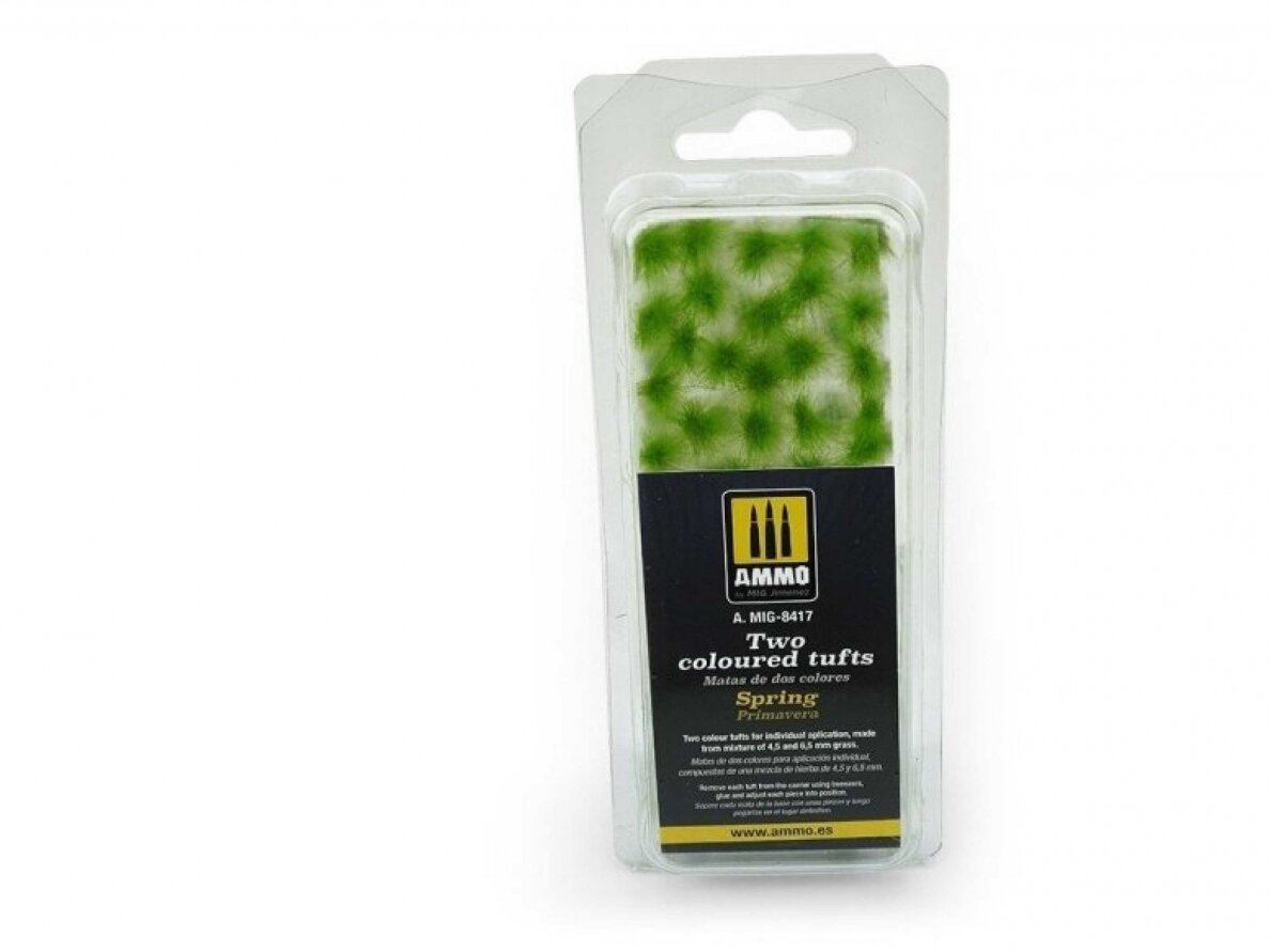 AMMO MIG - Two Coloured Tufts - Spring, 8417 2 AMMO MIG - Two Coloured Tufts - Spring, 8417 2