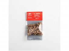Amati - Walnut double blocks, 6mm, (100 pcs.), 4080,06 Amati - Walnut double blocks, 6mm, (100 pcs.), 4080,06