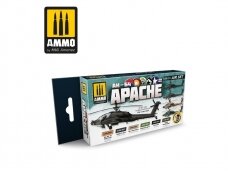 AMMO MIG - Acrylic paint set AH64 Apache, 7253