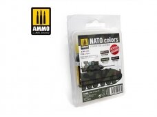 AMMO MIG - Akrilinių dažų rinkinys NATO Colors, 7188