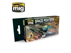 AMMO MIG - Acrylic paint set SPACE FIGHTERS SCI-FI COLORS, 7131