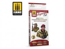 AMMO MIG - Acrylic paint set British Paratroopers Red Devils WWII, 7045