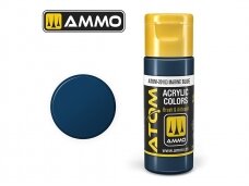 AMMO MIG - ATOM Акриловые краски Marine Blue, 20ml, 20103