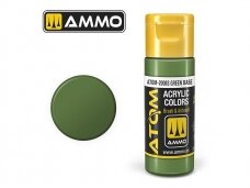 AMMO MIG - ATOM Akrila krāsas Green Base, 20ml, 20083