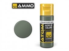 AMMO MIG - ATOM Akrila krāsas Atlantic Green, 20ml, 20097