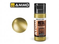 AMMO MIG - ATOM Akrila krāsas METALLIC Gold, 20ml, 20172
