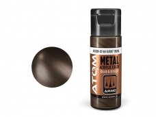 AMMO MIG - ATOM Akrila krāsas METALLIC Burnt Iron, 20ml, 20169
