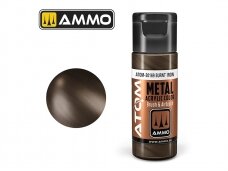 AMMO MIG - ATOM Akrila krāsas METALLIC Burnt Iron, 20ml, 20169
