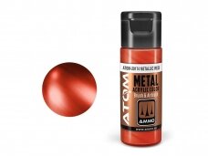 AMMO MIG - ATOM Акриловые краски METALLIC Red, 20ml, 20174 AMMO MIG - ATOM Акриловые краски METALLIC Red, 20ml, 20174