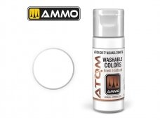 AMMO MIG - ATOM Акриловые краски WASHABLE White, 20ml, 20177 AMMO MIG - ATOM Акриловые краски WASHABLE White, 20ml, 20177
