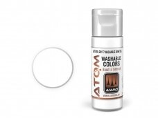 AMMO MIG - ATOM Акриловые краски WASHABLE White, 20ml, 20177 AMMO MIG - ATOM Акриловые краски WASHABLE White, 20ml, 20177
