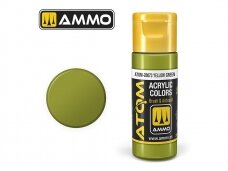 AMMO MIG - ATOM Akrila krāsas Yellow Green, 20ml, 20073