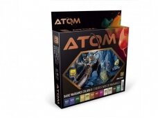 AMMO MIG - ATOM Akrilinių dažų rinkinys Basic Wargames Colors II, 20707