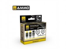 AMMO MIG - Cobra motor Acrylic paint set Chrome Rims, 7522