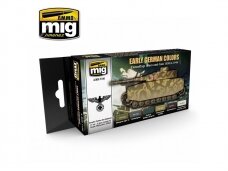 AMMO MIG - Acrylic paint set EARLY / MIDDLE GERMAN COLORS, 7100