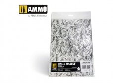 AMMO MIG - medžiaga modeliavimui White Marble. Round die-cut for bases for wargames 8772