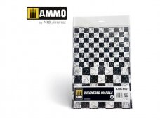 AMMO MIG - medžiaga modeliavimui Checkered Marble. Sheet of marble 8782