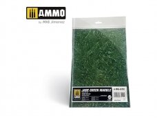 AMMO MIG - medžiaga modeliavimui Jade Green Marble. Round die-cut for bases for wargames 8781