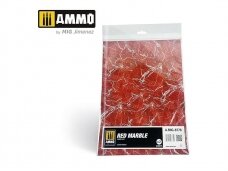 AMMO MIG - medžiaga modeliavimui Red Marble. Sheet of marble 8776