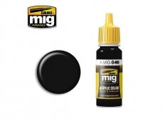 AMMO MIG - Acrylic paint MATT BLACK, 17ml, 0046