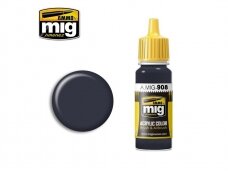 AMMO MIG - Акриловые краски DUNKELGRAU BASE, 17ml, 0908