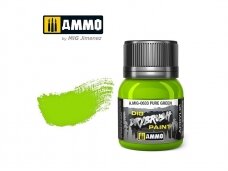AMMO MIG - Эффект старения DRYBRUSH Pure Green, 40ml, 0633