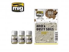 AMMO MIG - Weathering set Arid & Dusty Soils, 7440