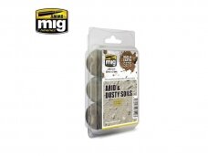 AMMO MIG - Weathering set Arid & Dusty Soils, 7440