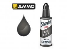 AMMO MIG - MATT SHADER краски Ash Black, 10 ml, 0759