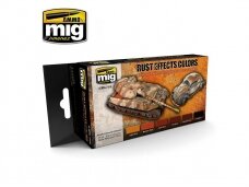 AMMO MIG - Acrylic paint set RUST EFFECTS COLORS, 7106