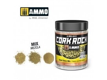 AMMO MIG - CORK ROCK Desert Stone Mix, 100ml, 8431