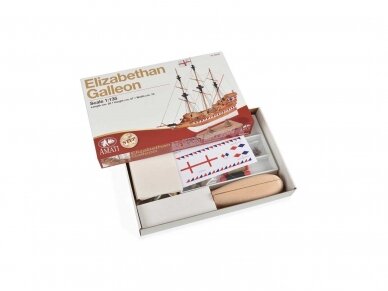 Amati - Elizabethan Galleon - First Step, 1/135, A600,02 1 Amati - Elizabethan Galleon - First Step, 1/135, A600,02 1