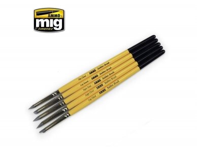 AMMO MIG - RUBBER BRUSH SET, 7606